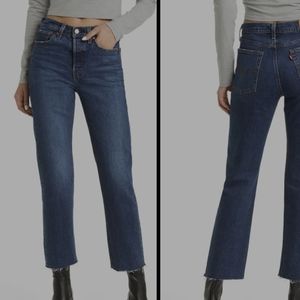 Levi's premium wedgie straight jean